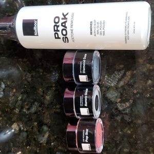 Nailboo Pro Soak and 3 Colors. NWOT